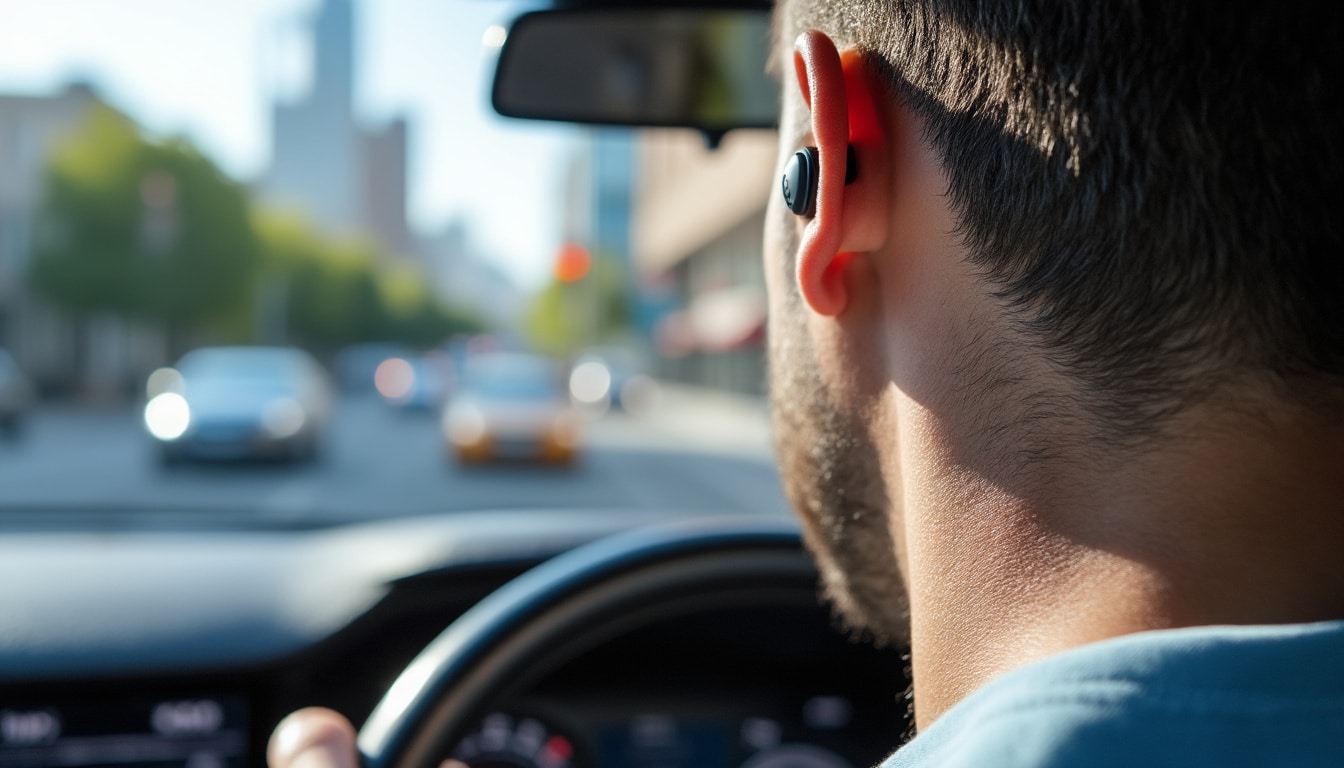 Oreillette au volant combien de points : les chiffres