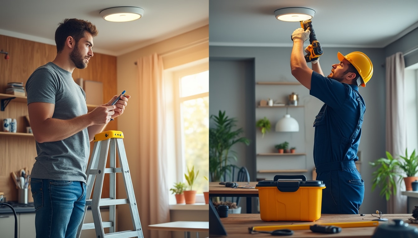 Installer soi-même ou faire poser : la frontière raisonnable