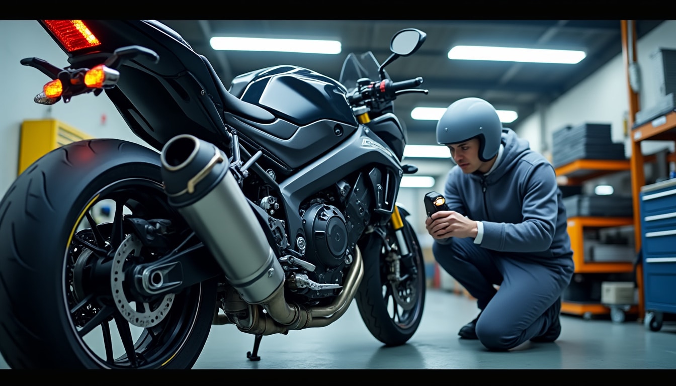 Contrôle technique moto et accessoires : ce qui peut poser problème